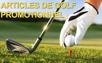 Articles de golf avec logo